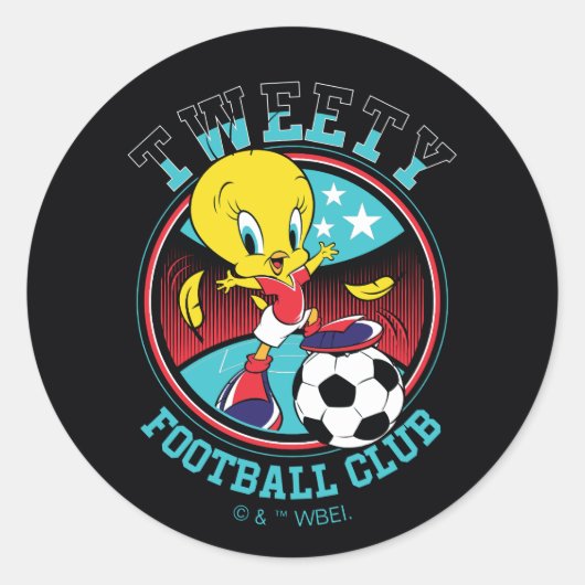 Sticker Rond Insigne du club de football TWEETY™ (Devant)