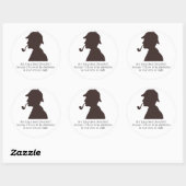 Sticker Rond Inspecteur (Feuille)