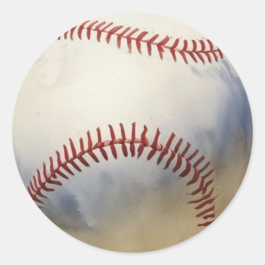 Sticker Rond Inspiration baseball (Devant)