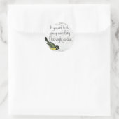 Sticker Rond Inspiration et encouragement (Sac)