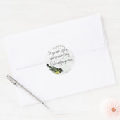 Sticker Rond Inspiration et encouragement (Enveloppe)