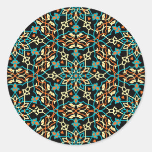Sticker Rond Inspiration Mandala 6