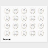 Sticker Rond Inspirationnel (Feuille)