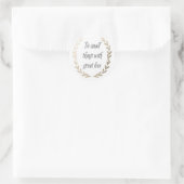 Sticker Rond Inspirationnel (Sac)