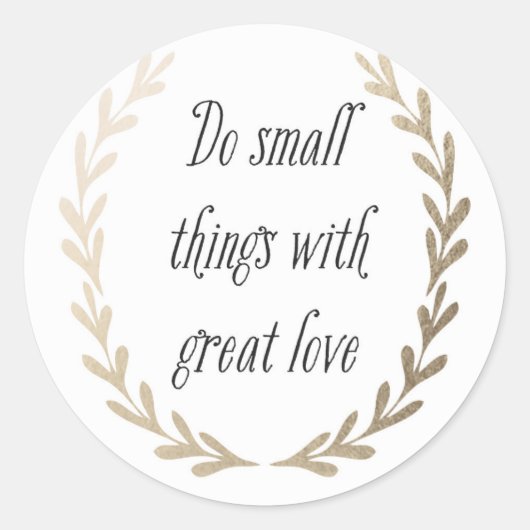 Sticker Rond Inspirationnel (Devant)