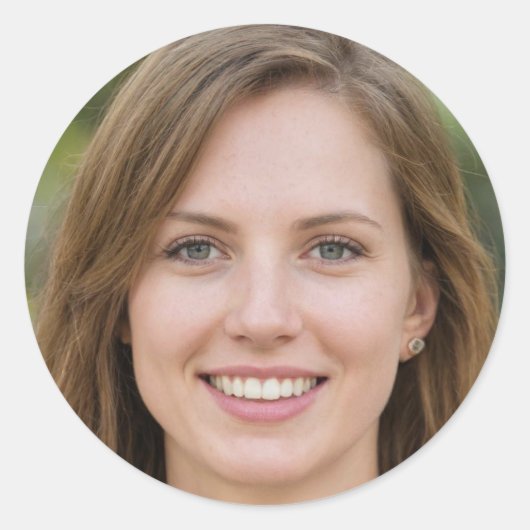 Sticker Rond Inspirer la modification (Devant)