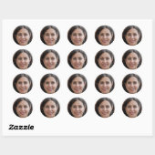 Sticker Rond Inspirer la modification (Feuille)