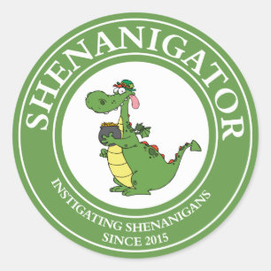 Sticker Rond Instigateur des shenanigans 2015