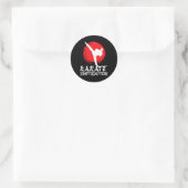 Sticker Rond Instructeur Karate Enseignant Karate Instructeur K (Sac)
