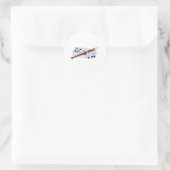 Sticker Rond Instrument enregistreur (Sac)