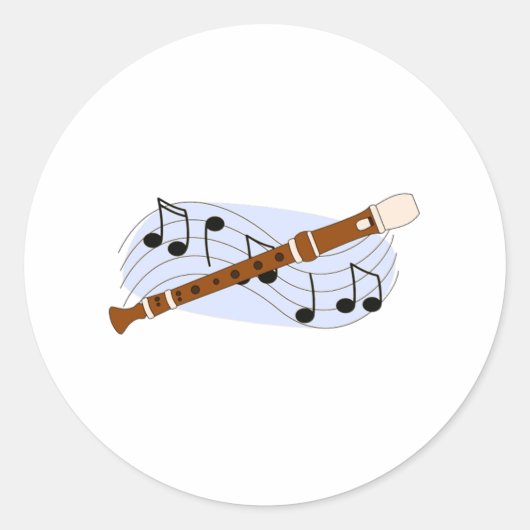 Sticker Rond Instrument enregistreur (Devant)