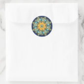 Sticker Rond Insulaire - Mandelbrot Art (Sac)
