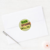 STICKER ROND INTERDIRE LA CONDUITE HORS MER (Enveloppe)