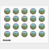 Sticker Rond Interlaken Suisse (Feuille)