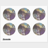 Sticker Rond Interlude calme (Feuille)