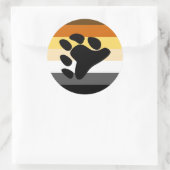 Sticker Rond International Bear Brotherhood Pride (Sac)