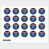 Sticker Rond Interstate 11 (Feuille)