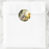 Sticker Rond intrus spartiate (Sac)