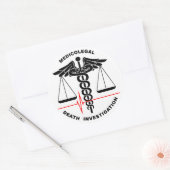 Sticker Rond Investigation de Medicolegal (Enveloppe)