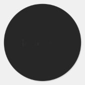 Sticker Rond Invincible - Motivational  (Devant)