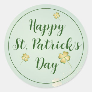 Sticker Rond Invitation audacieuse pour la Saint-Patrick
