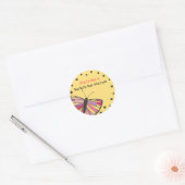 Sticker Rond Invitation Bat mitzvah FLOTTANTE (Enveloppe)