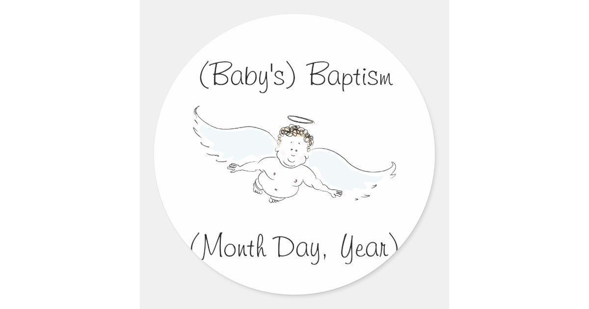 Sticker Rond Invitation De Bapteme D Ange De Bebe De Vol Zazzle Be Sticker Rond Invitation De Bapteme D Ange De Bebe De Vol Zazzle Be