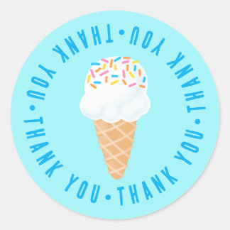 Sticker Rond Invitation de deuxième anniversaire glacée Two Coo
