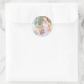 Sticker Rond Invitation de Quinceanera (Sac)