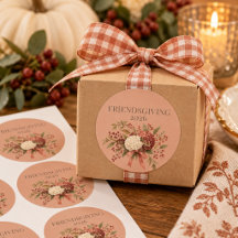 Invitation élégante à la Friendsgiving | Arc en te