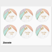 Sticker Rond Invitation Escalade Rock (Feuille)