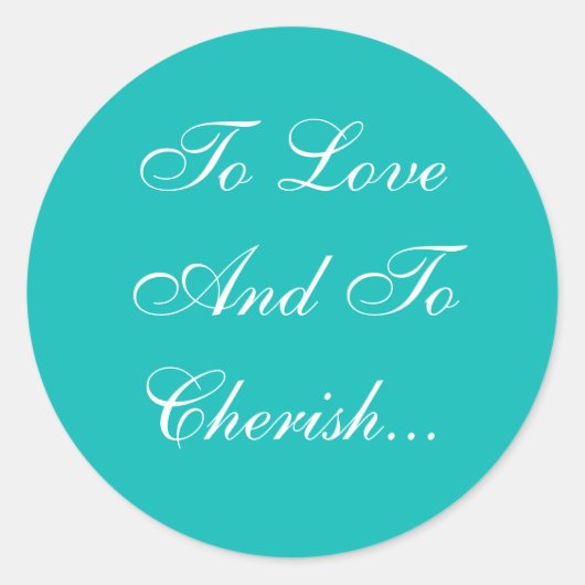 Sticker Rond Invitation mariage Robin Oeuf Bleu (Devant)