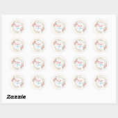 Sticker Rond iory_and_beign_rustic_and_gold_floral_buiness_cla (Feuille)