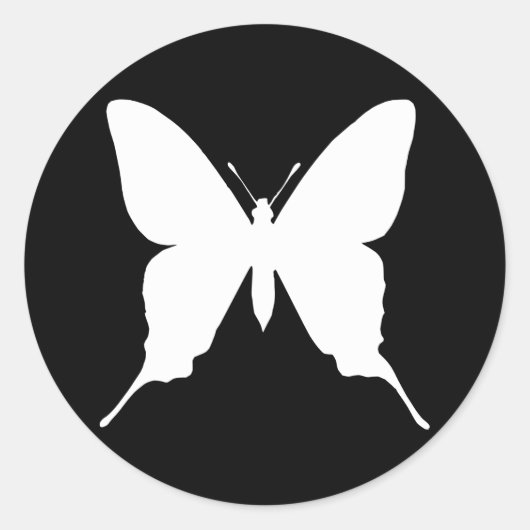 Sticker Rond Iphiclides podalirius (Devant)