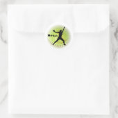 Sticker Rond iPitch Fastpitch Softball (Sac)
