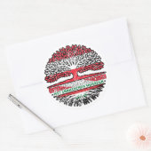 Sticker Rond Irak Autriche Irakien Arbre (Enveloppe)