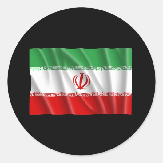 STICKER ROND IRAN (Devant)