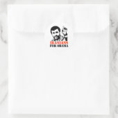 STICKER ROND IRANIENS POUR OBAMA (Sac)