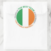 Sticker Rond Ireland Irlande Art Shield (Sac)