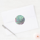 Sticker Rond Iridescent Beautiful (Enveloppe)