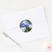 Sticker Rond Iris bleu (Enveloppe)