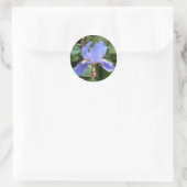 Sticker Rond Iris bleu 3 (Sac)