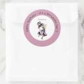 Sticker Rond Iris - Fleur de Lis Fourniture de Fleurs Whimsical (Sac)