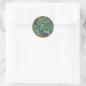 Sticker Rond Iris Vincent van Gogh (Sac)