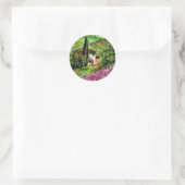 STICKER ROND IRISES EN TOSCANE (Sac)