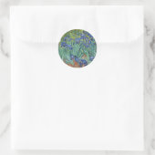 Sticker Rond Irises par Van Gogh (Sac)