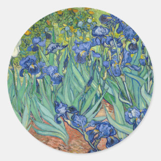 Sticker Rond Irises | Vincent van Gogh