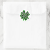 Sticker Rond Irish Diva St. Patrick's Day (Sac)