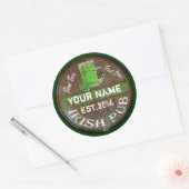 Sticker Rond Irish pub (Enveloppe)