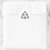 Sticker Rond irish trifecta coussin vert (Sac)